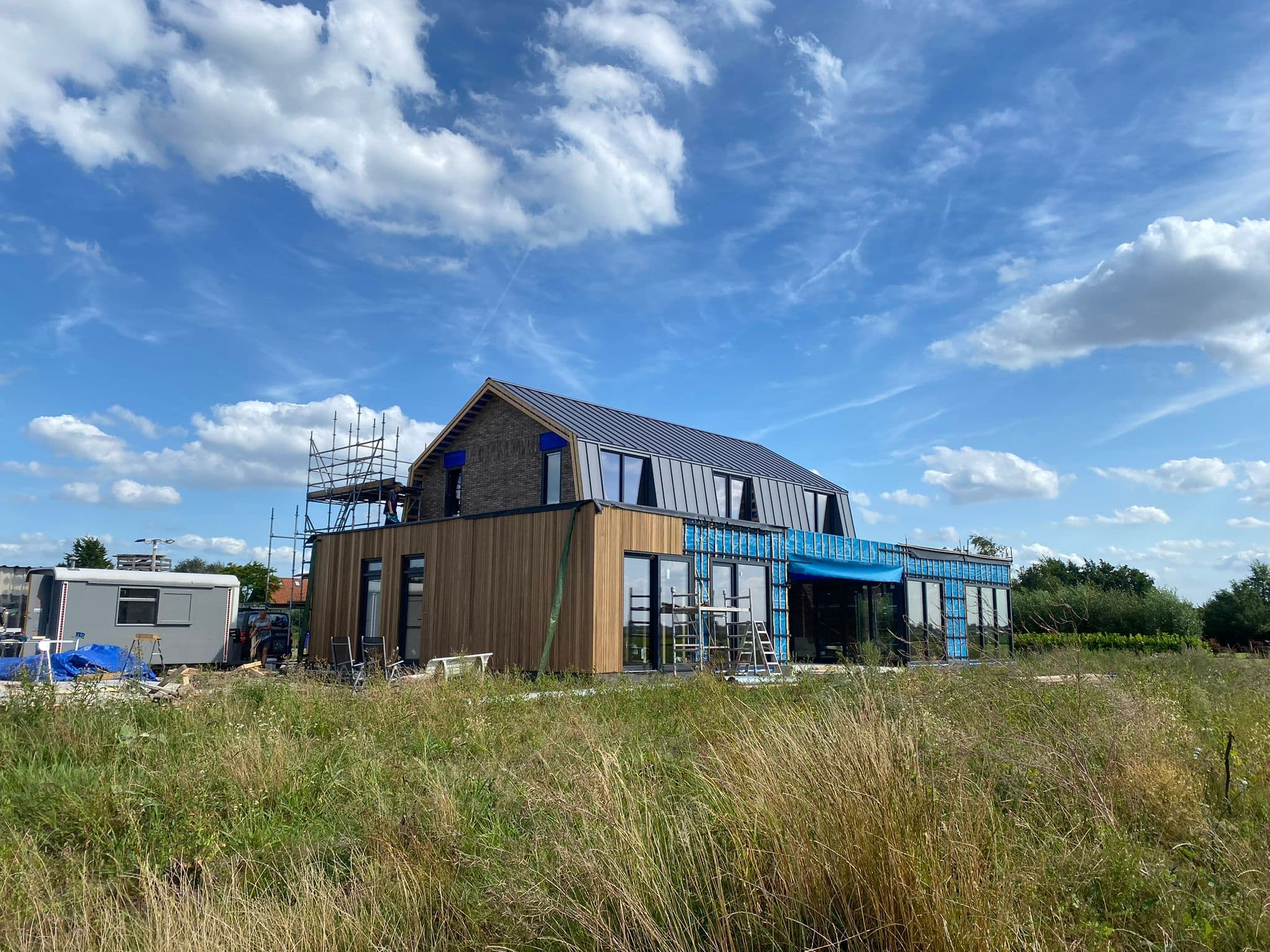 Voltooide aanbouw project